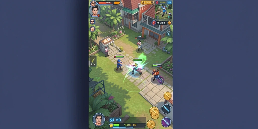 Tangkapan layar menunjukkan pemain berinteraksi dengan item dalam game.