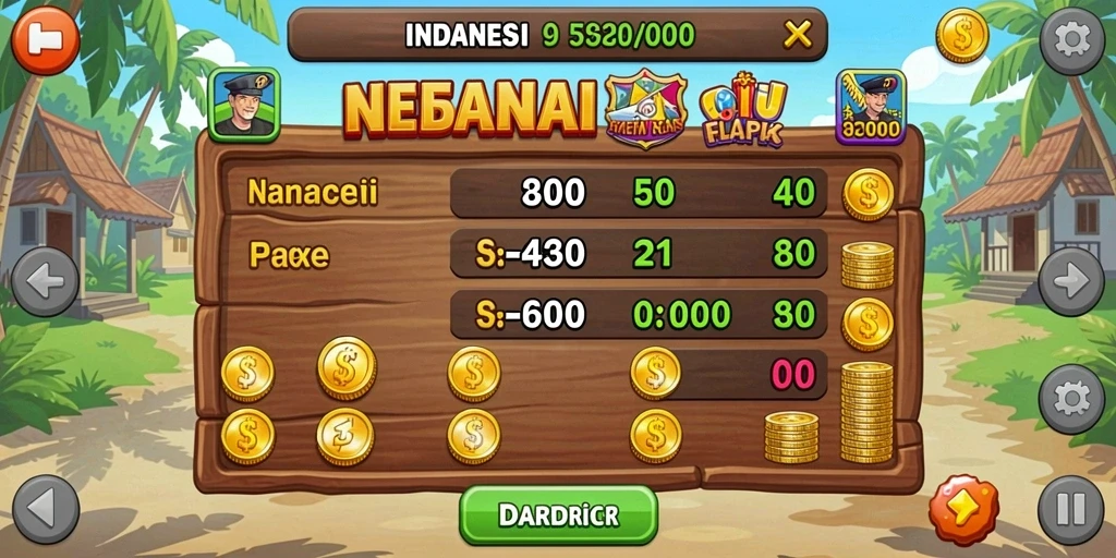 Screenshot 3: Tampilan leaderboard yang menunjukkan posisi pemain.